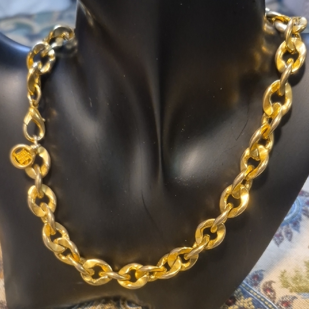 Vintage Givenchy Gold Link Necklace